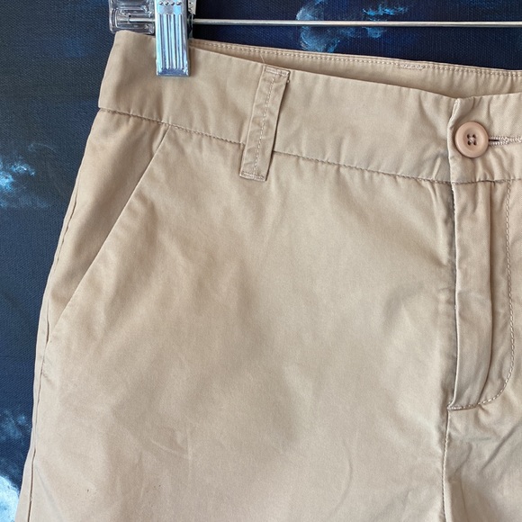 Garnet Hill Lightweight Cotton Khaki Shorts - Picture 2 of 7